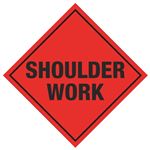 Shoulder Work Sign